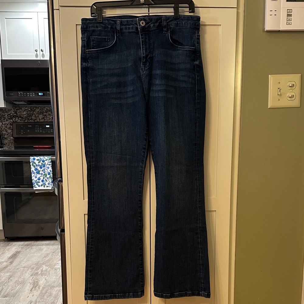 Elliott Lauren Dark Blue Boot Cut Jeans